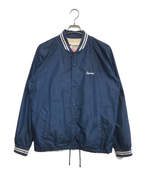 SUPREME（シュプリーム）SUPREME (シュプリーム) Champion (チャンピオン) スタジャン ネイビー サイズ:Lの古着・服飾アイテム