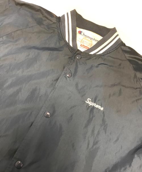 SUPREME（シュプリーム）SUPREME (シュプリーム) Champion (チャンピオン) スタジャン ネイビー サイズ:Lの古着・服飾アイテム