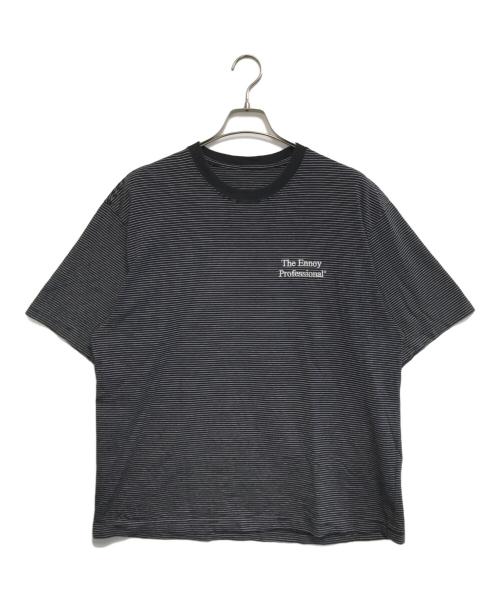 ENNOY（エンノイ）ENNOY (エンノイ) S/S Border Tee グレー サイズ:Lの古着・服飾アイテム
