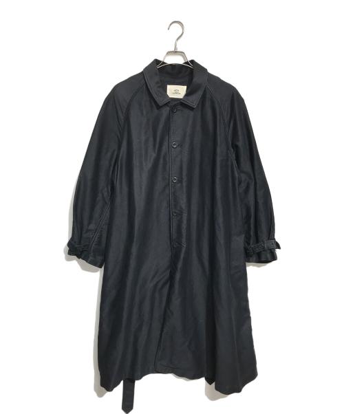 OUTIL（ウティ）OUTIL (ウティ) モールスキンステンカラーコート ブラック サイズ:SIZE 1の古着・服飾アイテム