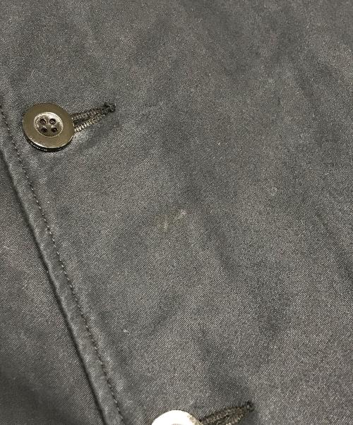 OUTIL（ウティ）OUTIL (ウティ) モールスキンステンカラーコート ブラック サイズ:SIZE 1の古着・服飾アイテム