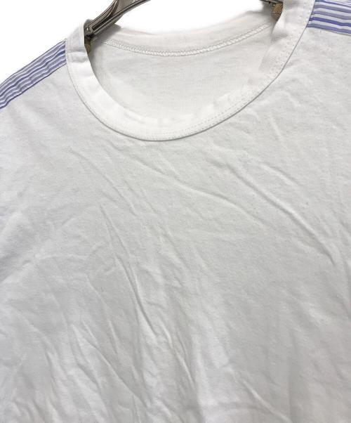 COMME des GARCONS SHIRT（コムデギャルソンシャツ）COMME des GARCONS SHIRT (コムデギャルソンシャツ) パッチワークL/Sカットソー ホワイト サイズ:表記なしの古着・服飾アイテム