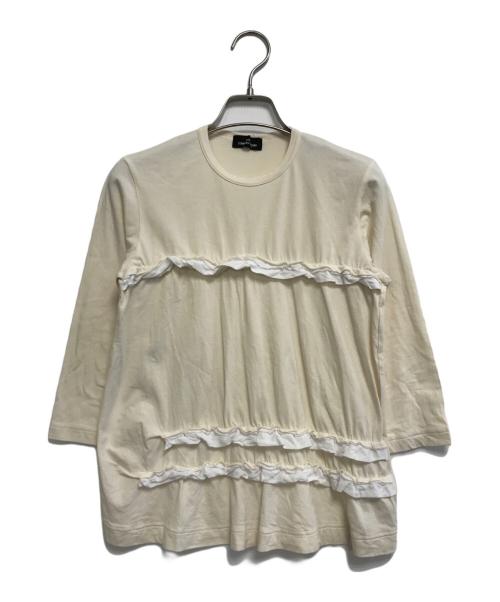 tricot COMME des GARCONS（トリココムデギャルソン）tricot COMME des GARCONS (トリココムデギャルソン) フリルカットソー ベージュ サイズ:表記なしの古着・服飾アイテム
