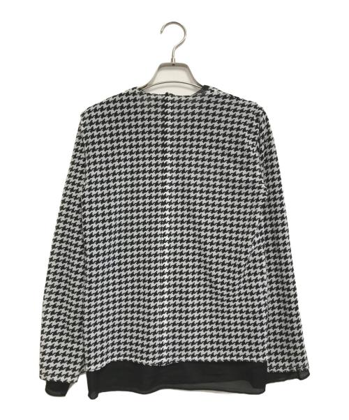 COMME des GARCONS COMME des GARCONS（コムデギャルソン コムデギャルソン）COMME des GARCONS COMME des GARCONS (コムデギャルソン コムデギャルソン) レイヤードシアーカットソー ブラック サイズ:Sの古着・服飾アイテム