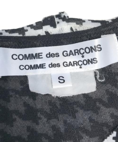 COMME des GARCONS COMME des GARCONS（コムデギャルソン コムデギャルソン）COMME des GARCONS COMME des GARCONS (コムデギャルソン コムデギャルソン) レイヤードシアーカットソー ブラック サイズ:Sの古着・服飾アイテム