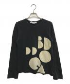 COMME des GARCONS COMME des GARCONSコムデギャルソン コムデギャルソン）の古着「ロゴL/Sカットソー」｜ブラック