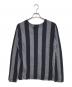 COMME des GARCONS SHIRT（コムデギャルソンシャツ）の古着「ストライプニット」｜ネイビー