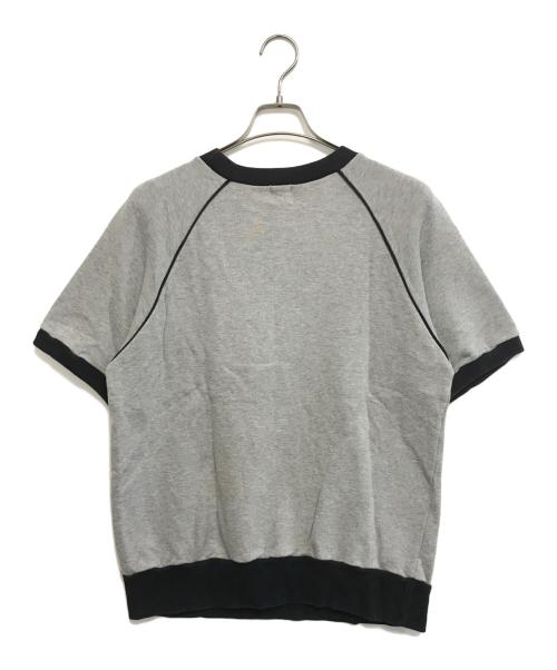 A BATHING APE（アベイシングエイプ）A BATHING APE (アベイシングエイプ) プリント半袖スウェット グレー サイズ:Mの古着・服飾アイテム