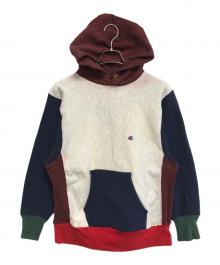 Champion（チャンピオン）の古着「90sクレイジーパターンリバースウィーブパーカー」｜マルチカラー