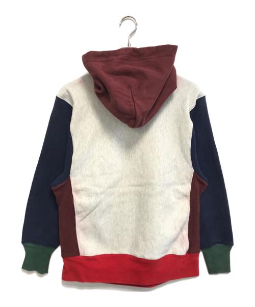 Champion（チャンピオン）Champion (チャンピオン) 90sクレイジーパターンリバースウィーブパーカー マルチカラー サイズ:Lの古着・服飾アイテム