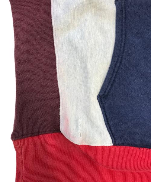 Champion（チャンピオン）Champion (チャンピオン) 90sクレイジーパターンリバースウィーブパーカー マルチカラー サイズ:Lの古着・服飾アイテム