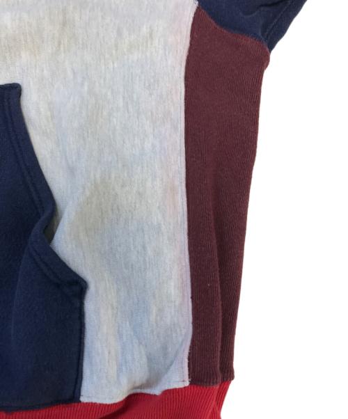 Champion（チャンピオン）Champion (チャンピオン) 90sクレイジーパターンリバースウィーブパーカー マルチカラー サイズ:Lの古着・服飾アイテム