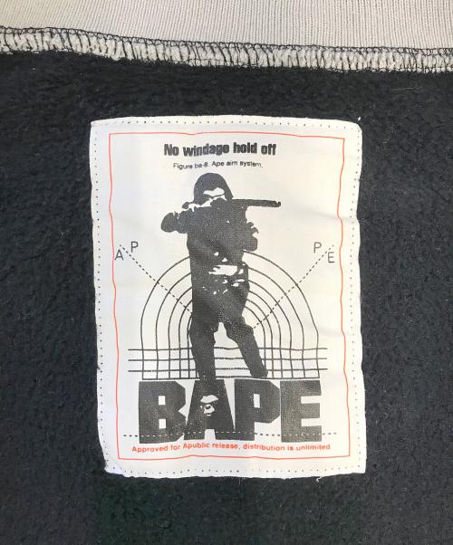 A BATHING APE（アベイシングエイプ）A BATHING APE (アベイシングエイプ) Bロゴスウェットジャケット ブラック サイズ:記載なしの古着・服飾アイテム