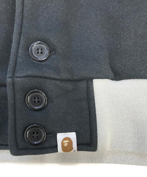 A BATHING APE（アベイシングエイプ）A BATHING APE (アベイシングエイプ) Bロゴスウェットジャケット ブラック サイズ:記載なしの古着・服飾アイテム