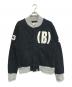 A BATHING APE（アベイシングエイプ）の古着「Bロゴスウェットジャケット」｜ブラック