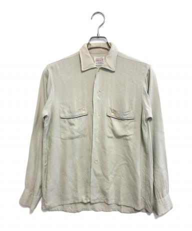 中古・古着通販】BRENT (ブレント) ヴィンテージレーヨンシャツ グレー