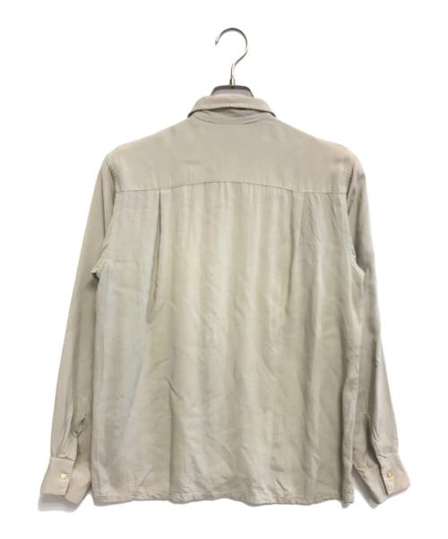 BRENT（ブレント）BRENT (ブレント) ヴィンテージレーヨンシャツ グレー サイズ:S-14-14 2/1の古着・服飾アイテム
