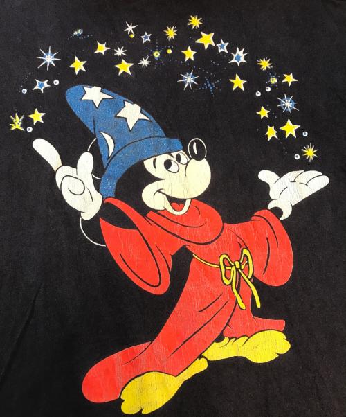キャラクターTシャツ（キャラクターTシャツ）キャラクターTシャツ (キャラクターTシャツ) 90s Disney(ディズニ―) キャラクターTシャツ ブラック サイズ:X-LARGEの古着・服飾アイテム