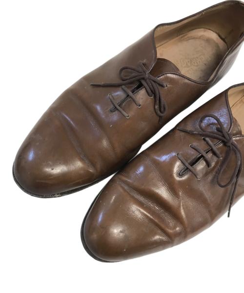 Salvatore Ferragamo（サルヴァトーレ フェラガモ）Salvatore Ferragamo (サルヴァトーレ フェラガモ) レースアップレザーシューズ ブラウン サイズ:9 1/2の古着・服飾アイテム