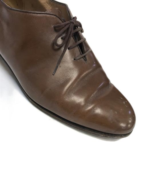 Salvatore Ferragamo（サルヴァトーレ フェラガモ）Salvatore Ferragamo (サルヴァトーレ フェラガモ) レースアップレザーシューズ ブラウン サイズ:9 1/2の古着・服飾アイテム