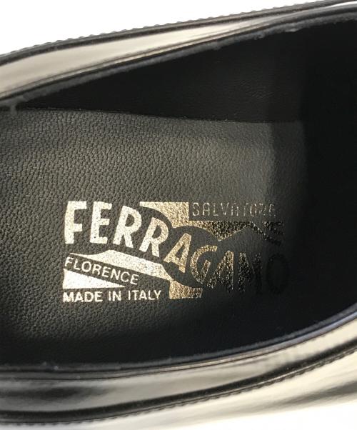 Salvatore Ferragamo（サルヴァトーレ フェラガモ）Salvatore Ferragamo (サルヴァトーレ フェラガモ) LANIER ブラック サイズ:9 1/2の古着・服飾アイテム