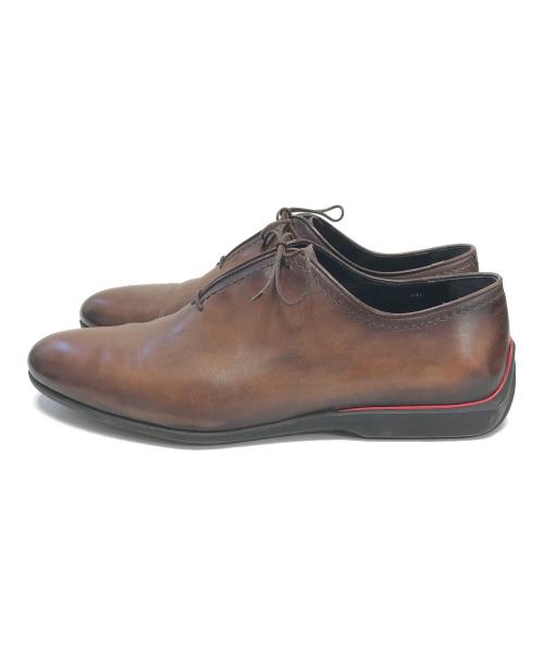 Berluti（ベルルッティ）Berluti (ベルルッティ) Ferrari (フェラーリ) ビジネスシューズ ブラウン サイズ:9 1/2の古着・服飾アイテム