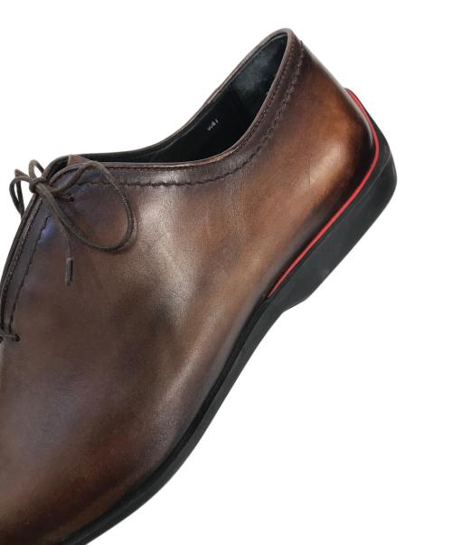 Berluti（ベルルッティ）Berluti (ベルルッティ) Ferrari (フェラーリ) ビジネスシューズ ブラウン サイズ:9 1/2の古着・服飾アイテム