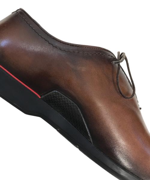 Berluti（ベルルッティ）Berluti (ベルルッティ) Ferrari (フェラーリ) ビジネスシューズ ブラウン サイズ:9 1/2の古着・服飾アイテム