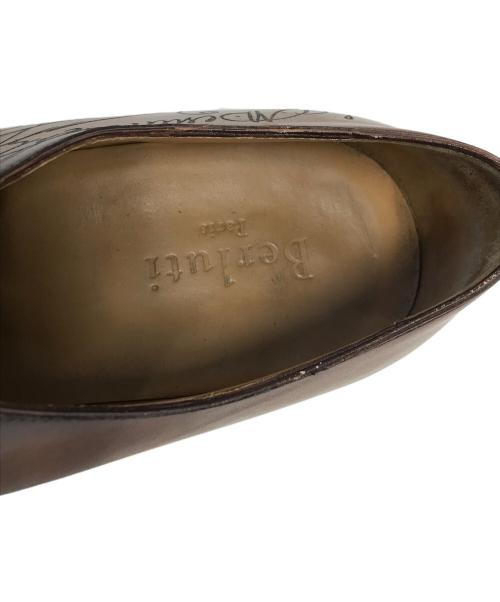 Berluti（ベルルッティ）Berluti (ベルルッティ) アレッサンドロ ガレ レザーオックスフォードシューズ ブラウン サイズ:9の古着・服飾アイテム