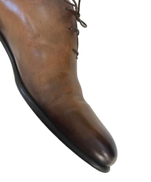 Berluti（ベルルッティ）Berluti (ベルルッティ) アレッサンドロ ガレ レザーオックスフォードシューズ ブラウン サイズ:9の古着・服飾アイテム