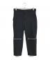 BLACK COMME des GARCONS（ブラックコムデギャルソン）の古着「ポリ縮絨ジップデザインスラックス」｜ブラック