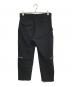 BLACK COMME des GARCONS (ブラックコムデギャルソン) ポリ縮絨ジップデザインスラックス ブラック サイズ:M：18000円