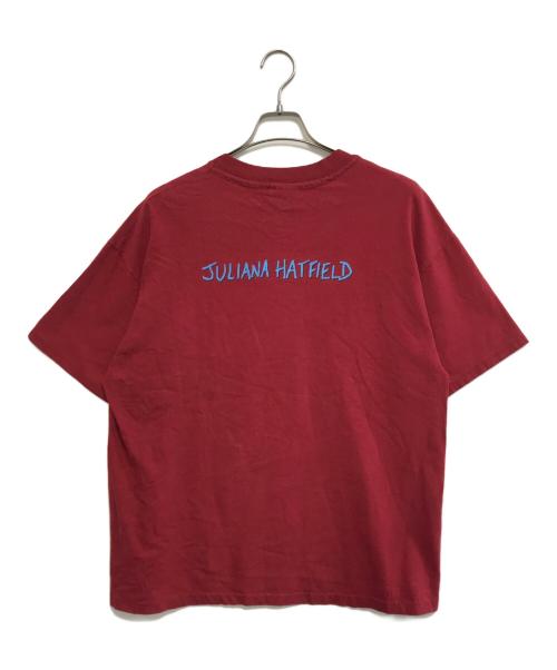 アーティストTシャツ（アーティストTシャツ）アーティストTシャツ (アーティストTシャツ) 90s Juliana Hatfield(ジュリアナ・ハットフィールド) アーティストTシャツ レッド サイズ:XLの古着・服飾アイテム