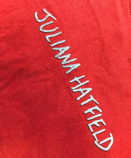 アーティストTシャツ（アーティストTシャツ）アーティストTシャツ (アーティストTシャツ) 90s Juliana Hatfield(ジュリアナ・ハットフィールド) アーティストTシャツ レッド サイズ:XLの古着・服飾アイテム