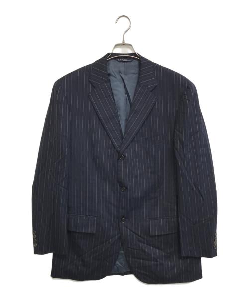 POLO RALPH LAUREN（ポロ・ラルフローレン）POLO RALPH LAUREN (ポロ・ラルフローレン) 3Bストライプテーラードジャケット ネイビー サイズ:表記なしの古着・服飾アイテム