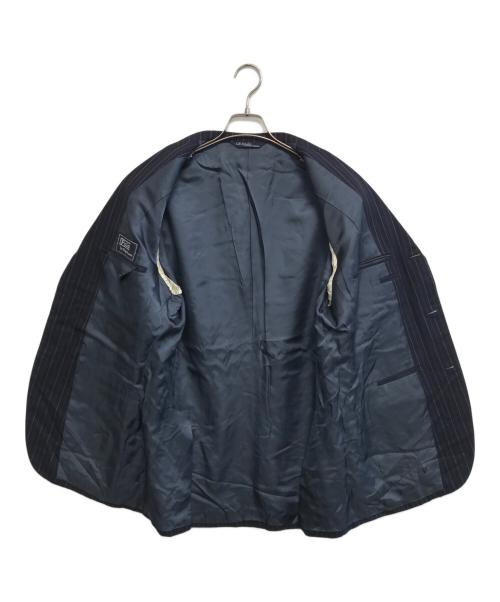 POLO RALPH LAUREN（ポロ・ラルフローレン）POLO RALPH LAUREN (ポロ・ラルフローレン) 3Bストライプテーラードジャケット ネイビー サイズ:表記なしの古着・服飾アイテム