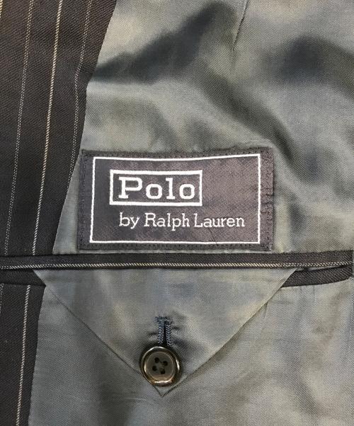 POLO RALPH LAUREN（ポロ・ラルフローレン）POLO RALPH LAUREN (ポロ・ラルフローレン) 3Bストライプテーラードジャケット ネイビー サイズ:表記なしの古着・服飾アイテム