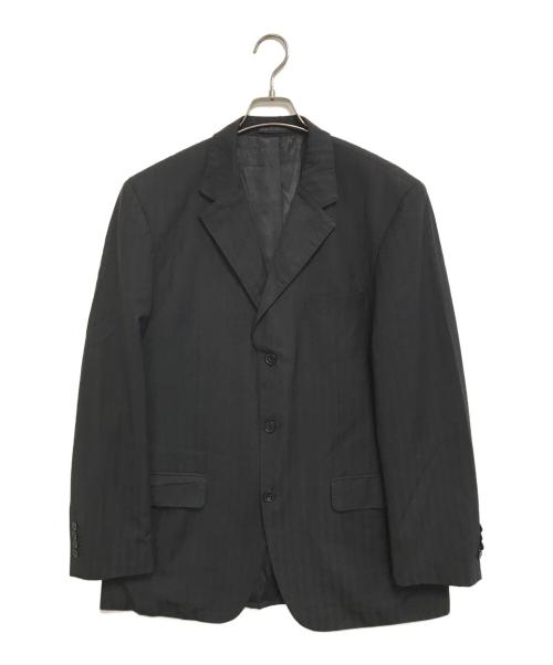 GIORGIO ARMANI（ジョルジオアルマーニ）GIORGIO ARMANI (ジョルジオアルマーニ) 3Bテーラードジャケット ブラック サイズ:52の古着・服飾アイテム