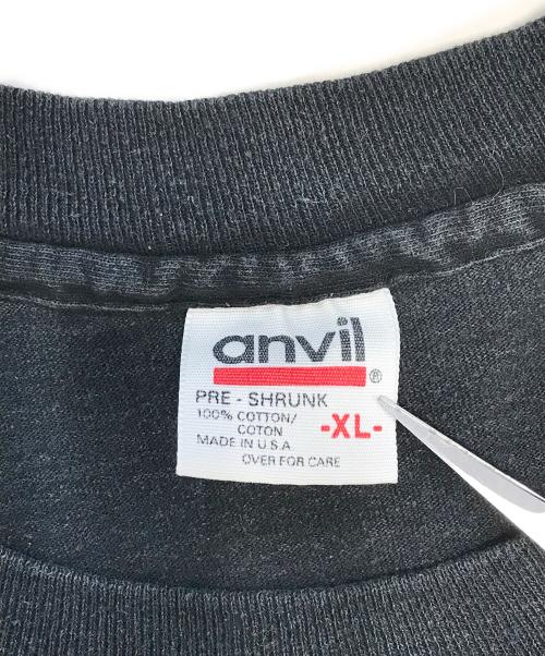 anvil（アンヴィル）anvil (アンヴィル) プリントTシャツ ブラック サイズ:XLの古着・服飾アイテム
