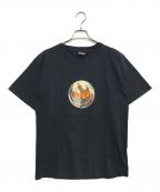 FUCTファクト）の古着「サークルロゴプリントTシャツ」｜ブラック