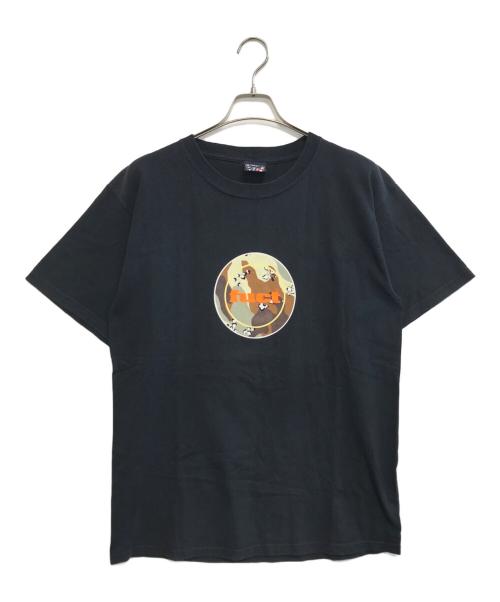 FUCT（ファクト）FUCT (ファクト) サークルロゴプリントTシャツ ブラック サイズ:largeの古着・服飾アイテム