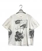 SoF Teeソフ ティー）の古着「マルチプリントアートTシャツ」｜ホワイト