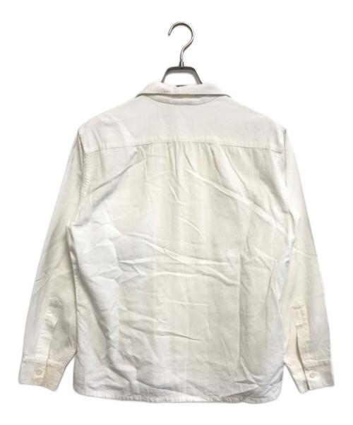 Pilgrim（ピルグリム）Pilgrim (ピルグリム) オープンカラーシャツ ホワイト サイズ:Mの古着・服飾アイテム