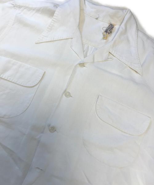 Pilgrim（ピルグリム）Pilgrim (ピルグリム) オープンカラーシャツ ホワイト サイズ:Mの古着・服飾アイテム