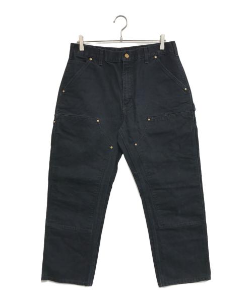 CarHartt（カーハート）CarHartt (カーハート) ダブルニーペインターパンツ ブラック サイズ:W34×L30の古着・服飾アイテム