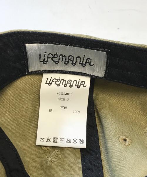 LIFEMANIA（ライフマニア）LIFEMANIA (ライフマニア) キャップ カーキ サイズ:Fの古着・服飾アイテム