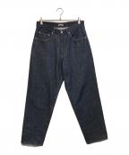 AURALEEオーラリー）の古着「HARD TWIST DENIM WIDE PANTS」｜インディゴ