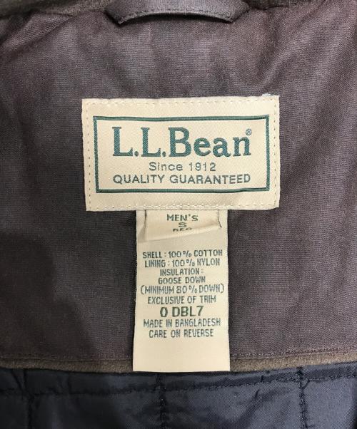 L.L.Bean（エルエルビーン）L.L.Bean (エルエルビーン) オイルド中綿ジャケット ブラウン サイズ:Sの古着・服飾アイテム
