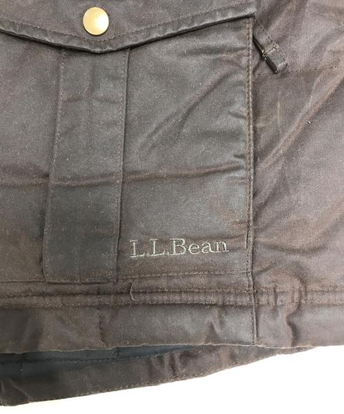 L.L.Bean（エルエルビーン）L.L.Bean (エルエルビーン) オイルド中綿ジャケット ブラウン サイズ:Sの古着・服飾アイテム