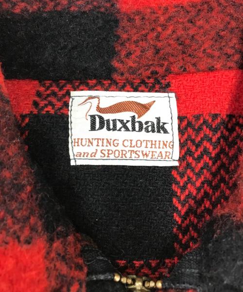 DUXBAK（ダックスバック）DUXBAK (ダックスバック) ジップジャケット レッド サイズ:表記なしの古着・服飾アイテム